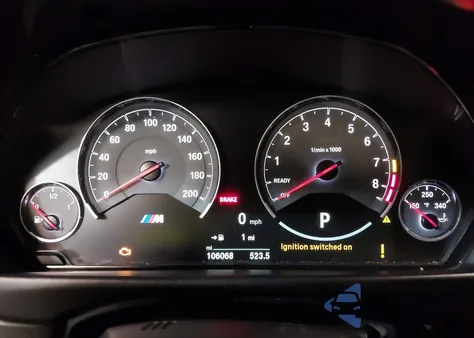 2016 BMW M4 из США, поврежденный, VIN WBS3U9C51GP968809